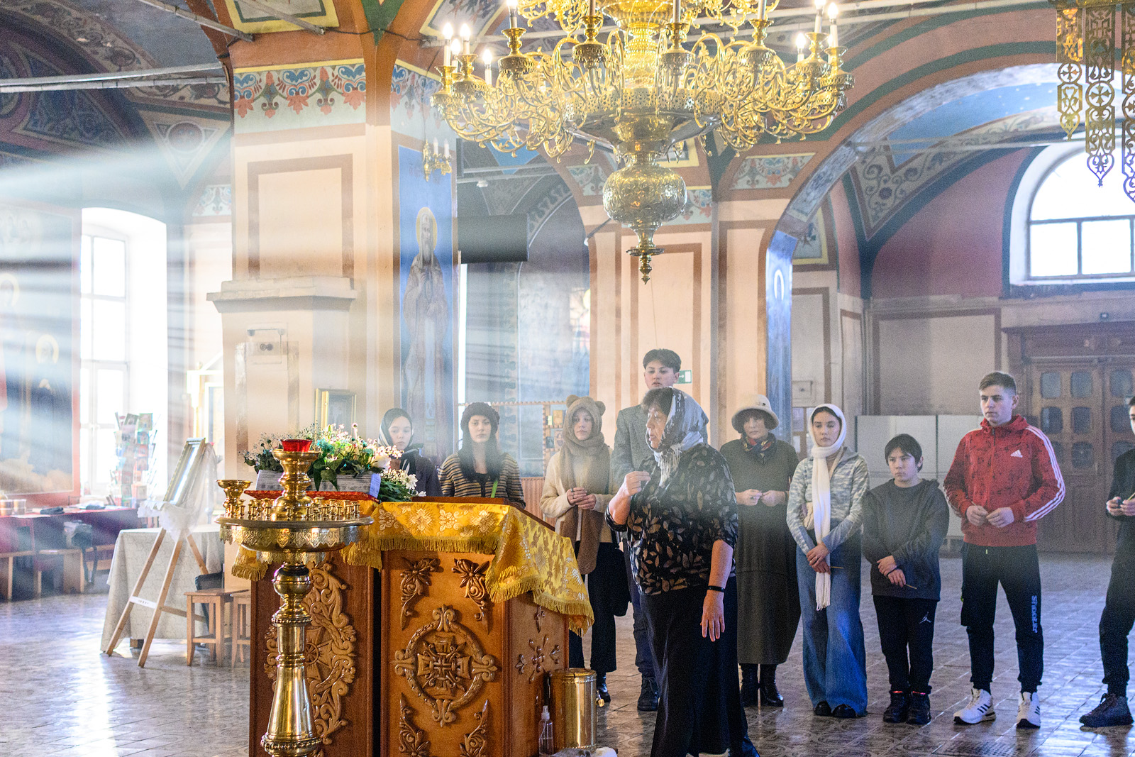 Посещение храма Шереметьево